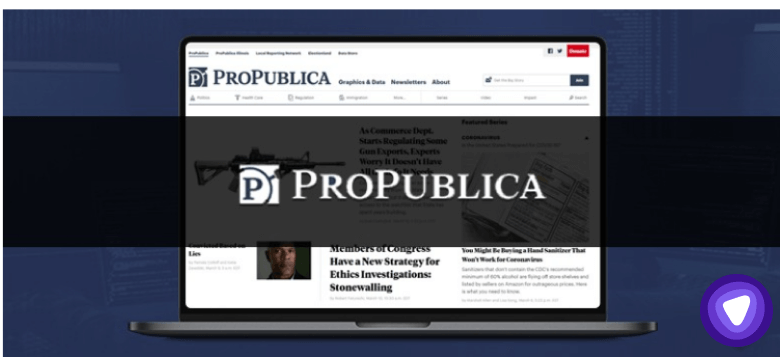 Darkweb website - ProRepublica